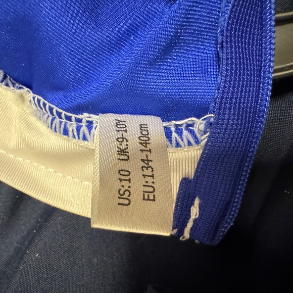 Girls Glitter Sequins Cheerleading Uniform - Picture 4 of 6